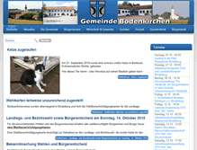 Tablet Screenshot of bodenkirchen.com